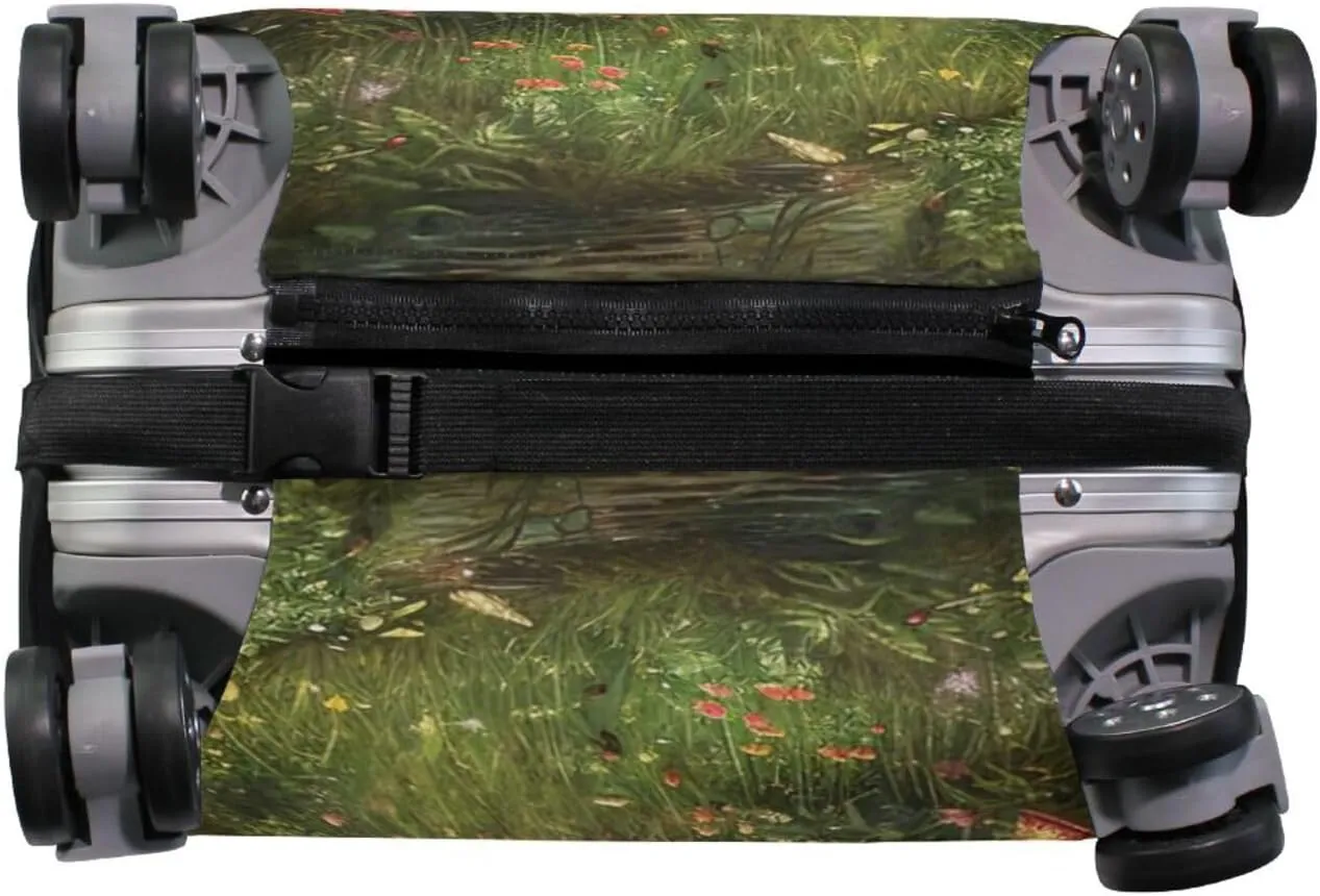 Joisal Forest Fairy Rainbow Luggage Covers for Suitcase Fit 18-32 Inch Luggage Covers Tsa Approved, Suitcase Identifiers Unique