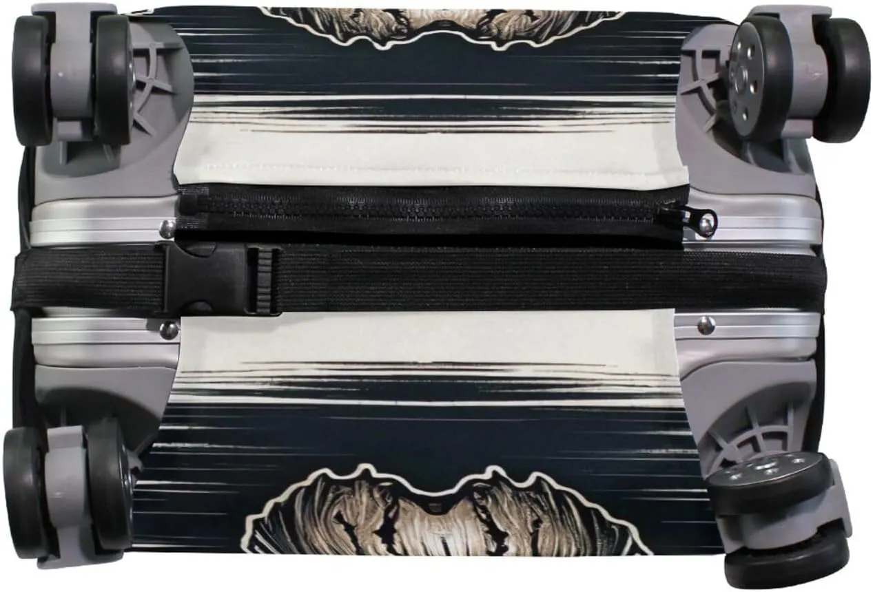 Joisal Jolly Roger Pirate Skull Luggage Protector Cover 28 Inch Suitcase Covers for Luggage Tsa Approved, Suitcase Identifiers Unique