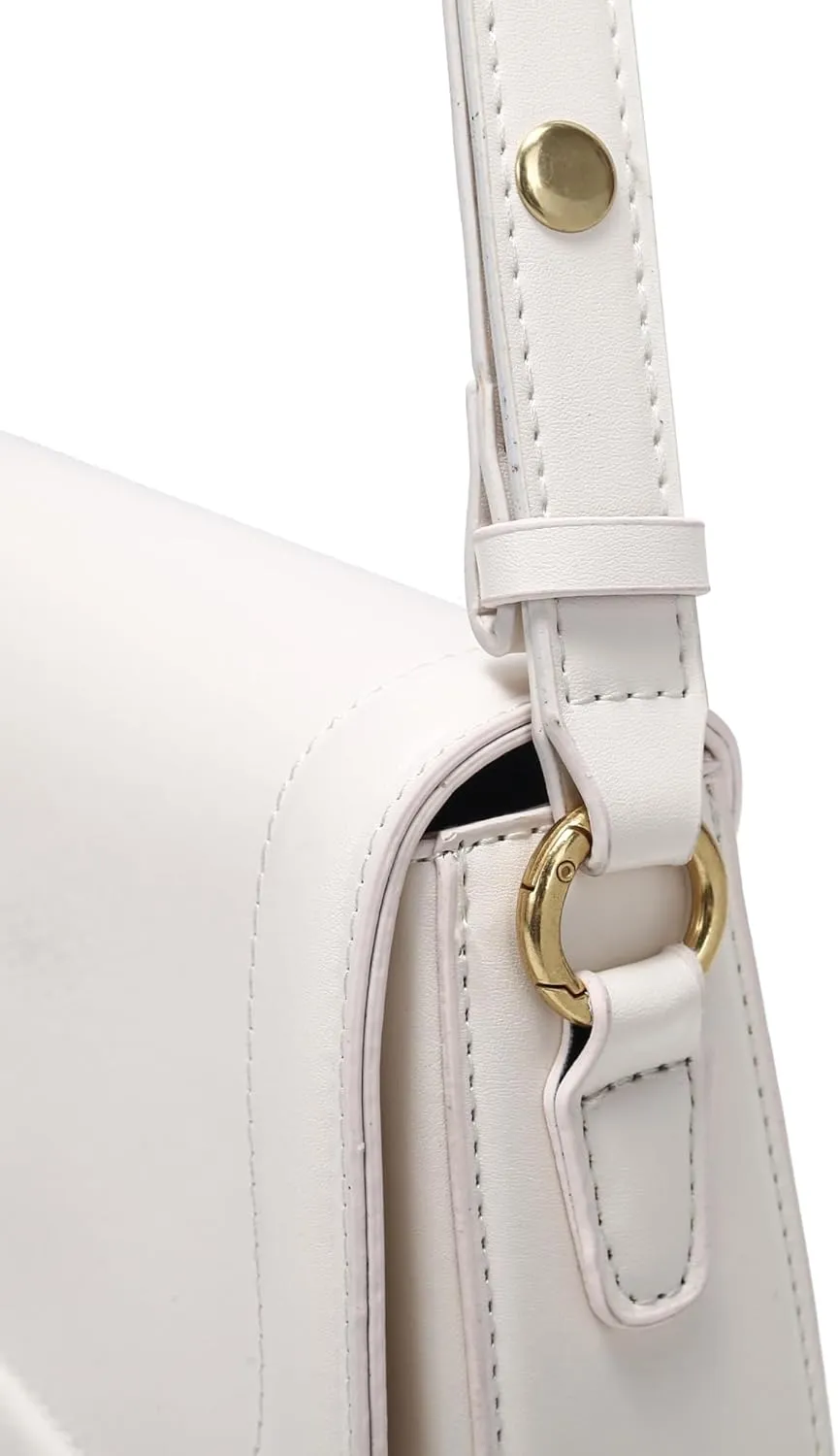 JOLLQUE Crescent Shoulder Bag for Women,Small Leather Dumpling Crossbody Bags,Unique Trendy Designer Handbag Purse Strap