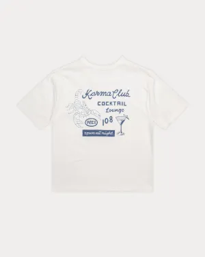 Karma Lounge Boxy T-Shirt - Off White
