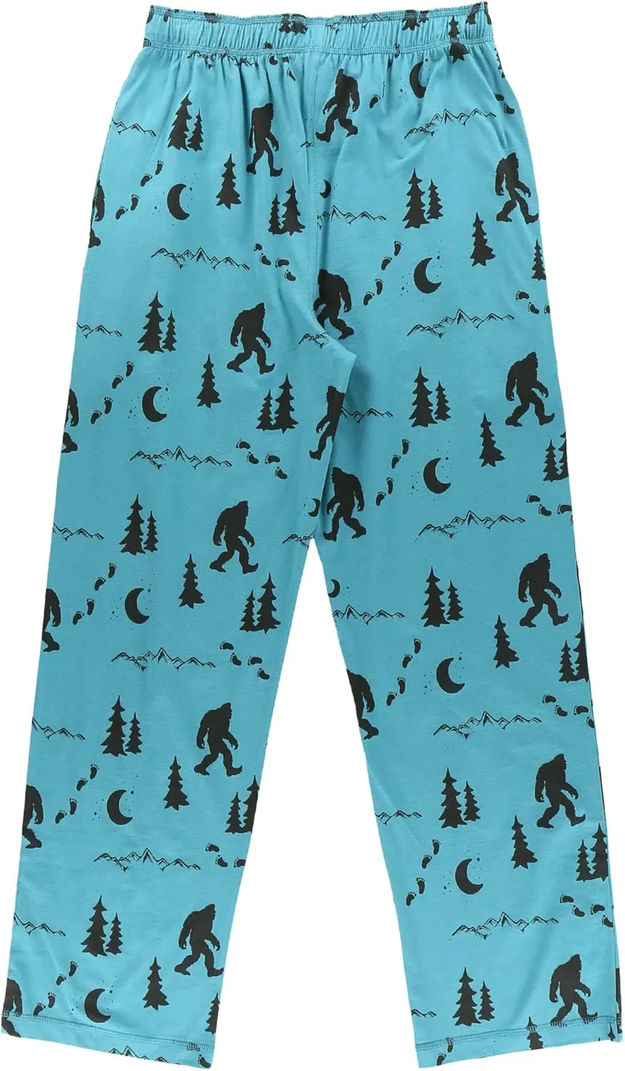 Lazy One Bear & Bigfoot Pajama Pants For Men, Men's Separate Bottoms, Lounge Pants, Funny, Humorous