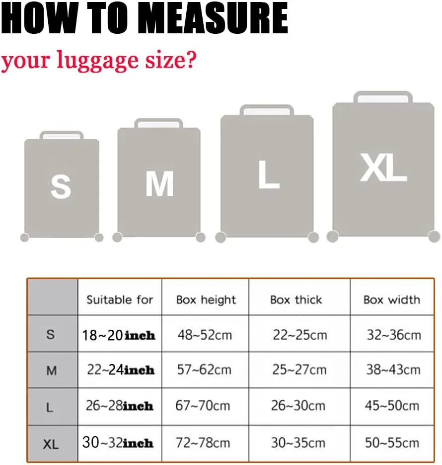 Luggage Cover for Suitcase, Flower Print Business Suitcase Cover Protector Fit 18-32 Inch Luggage, Modern Baggage Covers with Zipper for Travel (Flower 1,XL(30-32inch suitcase))