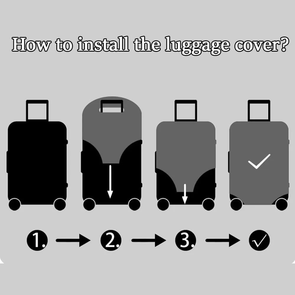 Luggage Cover for Suitcase, Flower Print Business Suitcase Cover Protector Fit 18-32 Inch Luggage, Modern Baggage Covers with Zipper for Travel (Flower 2,XL(30-32inch suitcase))