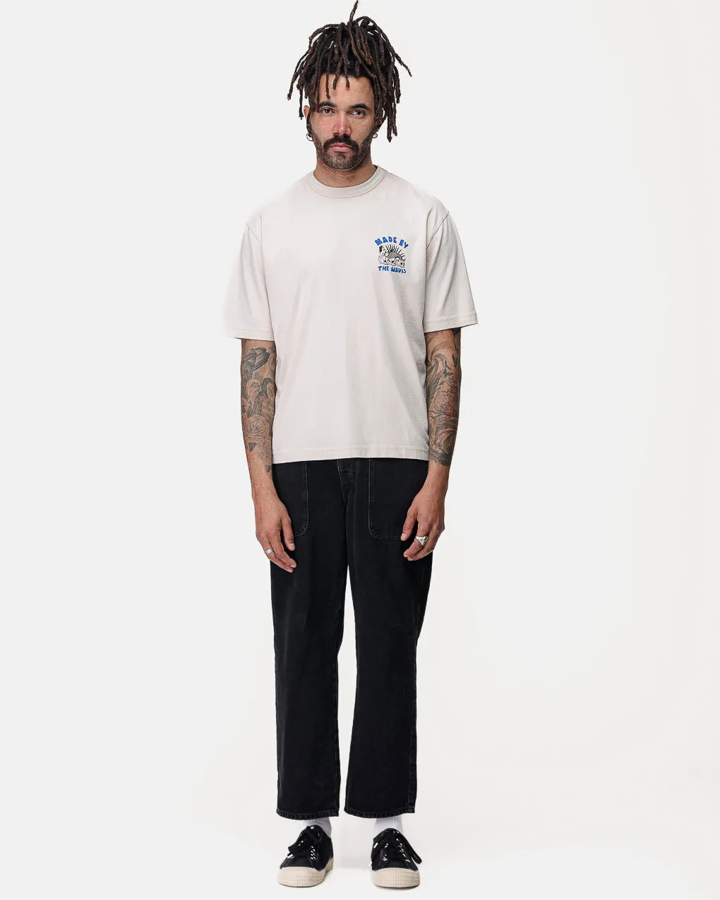 Made By The Waves Boxy T-Shirt - Bone