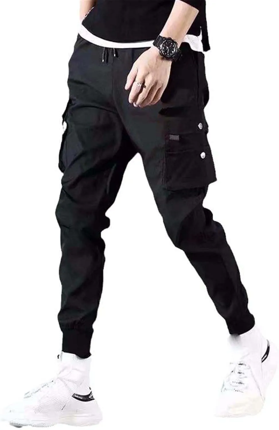 Men's Harem Pants Hip Hop Spring/Summer Cargo Pants Casual Streetwear Trousers