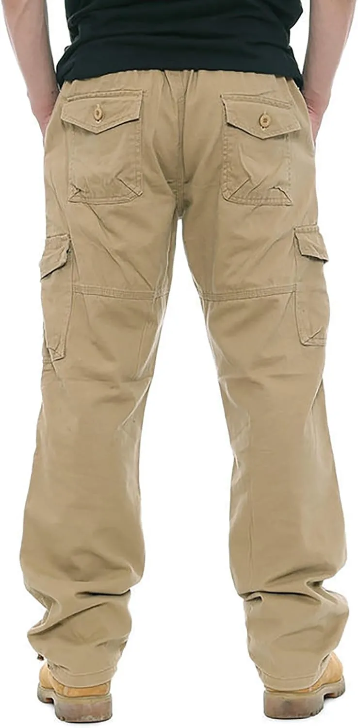 Men's Pants Cargo Ripstop Stretch Fashion Sweatpants Pockets Straight Fit Y2K Pants Baggy Plus Size Pants Lightweight