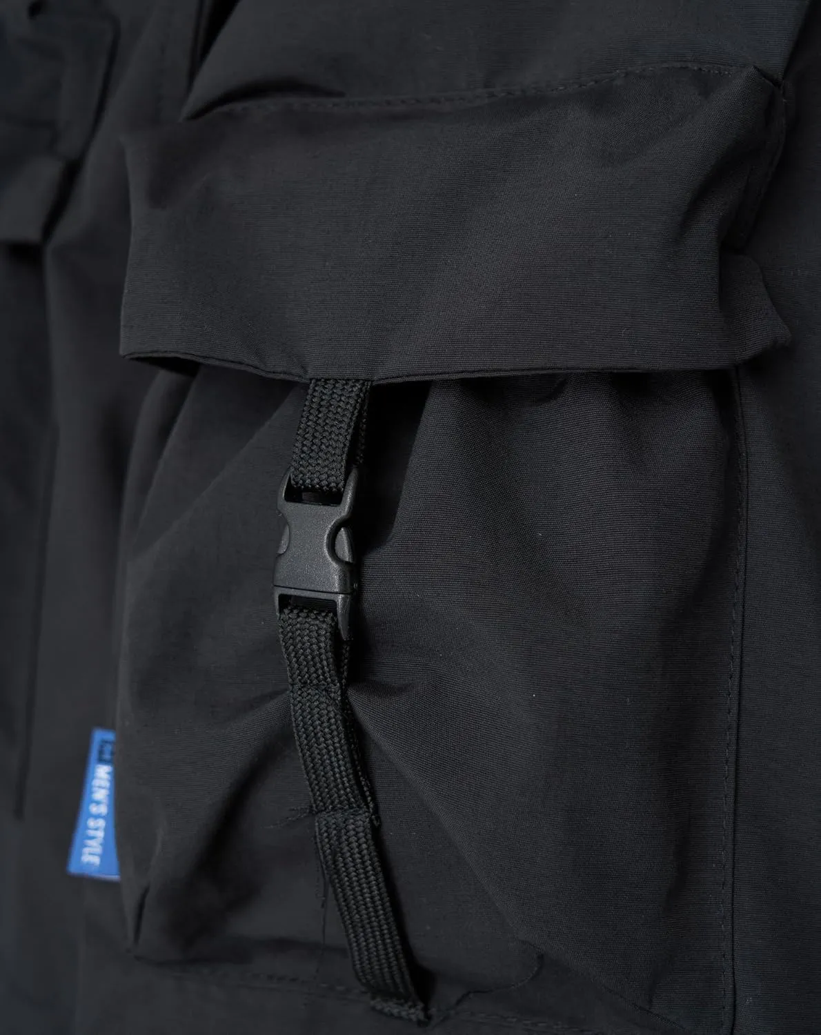 MFCT Men's Techwear Waterproof Windbreaker with Funnel Hoodie