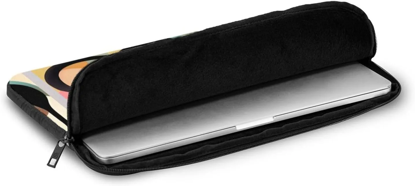 Mid-Century Modern Art Cat Laptop Sleeve Case 13 Inch Suitable for Notebook Computer Tablet Traveling Carrying Simple Case