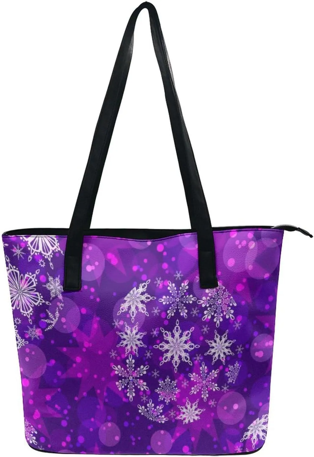 Modern PU Leather Shoulder Bag for Women, PU Leather Work Shoulder Bag, PU Leather Shopping Tote for Travel Outdoor