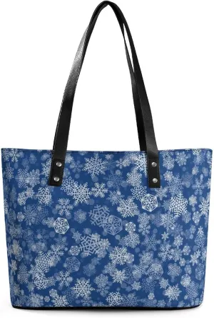 Modern PU Leather Shoulder Bag for Women, PU Leather Work Shoulder Bag, PU Leather Shopping Tote for Travel Outdoor