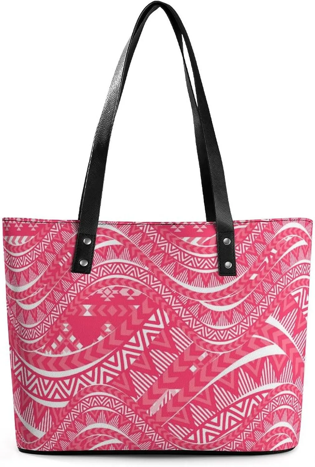 Modern PU Leather Shoulder Bag for Women, PU Leather Work Shoulder Bag, PU Leather Shopping Tote for Travel Outdoor