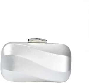 Molodo PU Evening Bag for Women Unique Square Clutch Bag with Chain Trendy Dress Purses Evening Clutch Wedding Prom