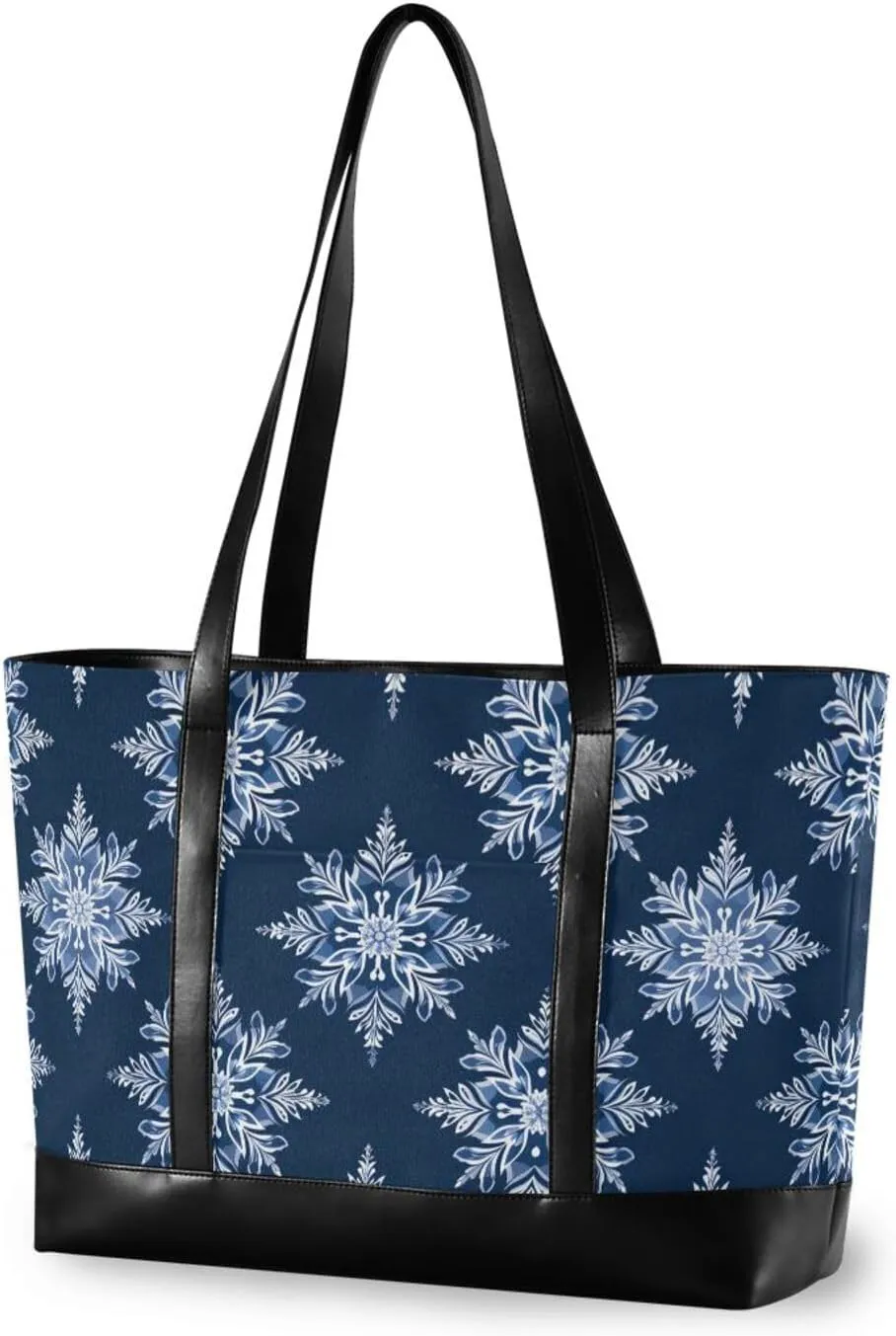 Nautical Beach Ocean Style Snowflakes Safari modern computer bag for women with zipper tote bag for work for Travel Pool Swim Beach Vacation Necessities with tablet cartera para laptop de mujer