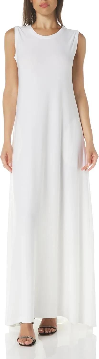 Norma Kamali Women's Sleeveless Swing Maxi Dress
