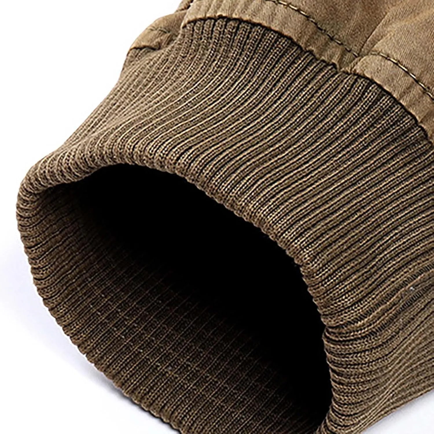 Regular Fit Stretchy Cargo Pants for Men Casual Sports Work Jogger Pants with Multi Pockets Outdoor Hiking Trousers