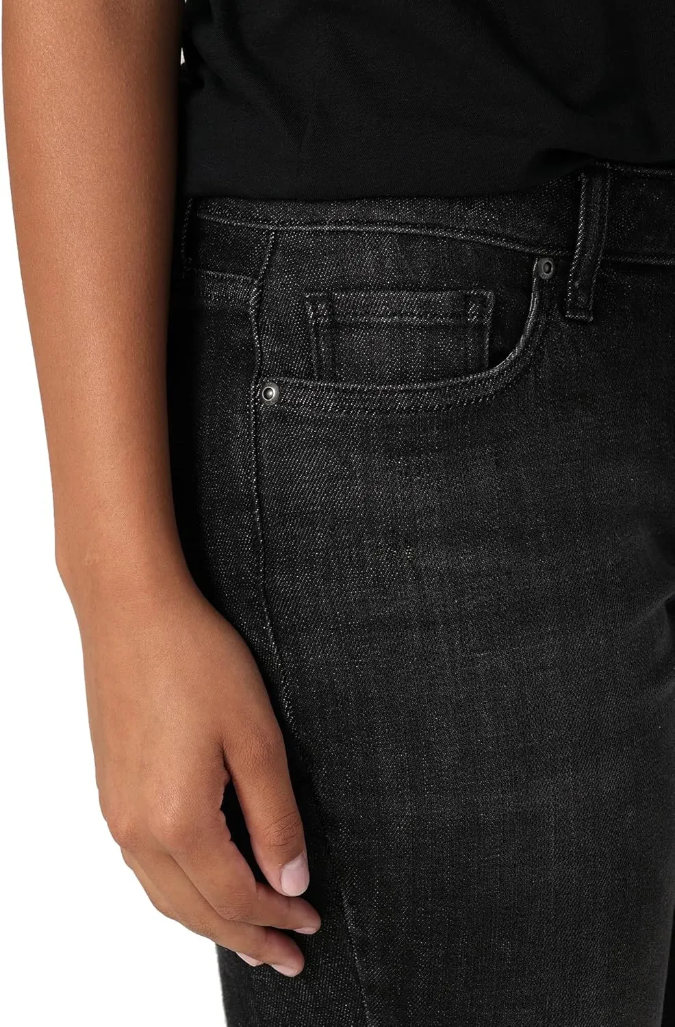 Riders by Lee Indigo Women's Fringe Cuff Boyfriend Jean