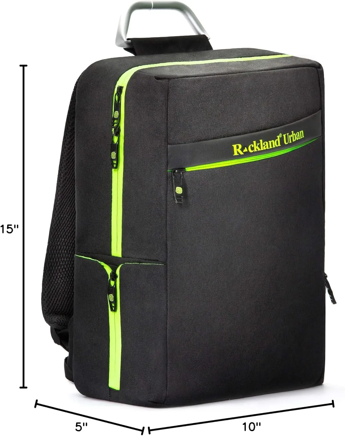 Rockland Urban Laptop Backpack, Black, Medium