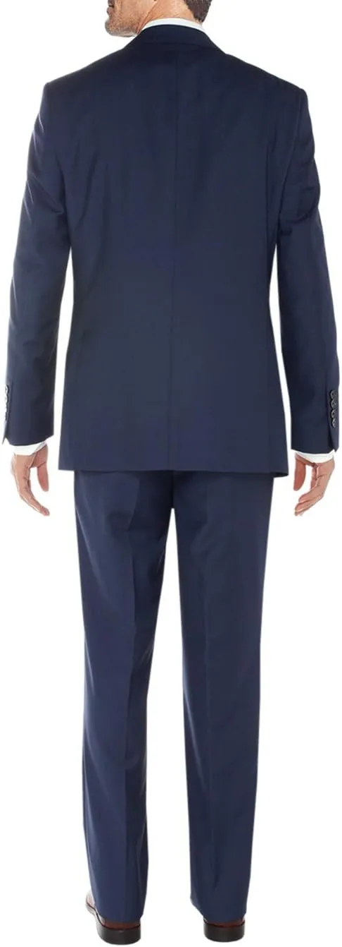 Salvatore Exte Men's Vested Three Piece Suit Blazer Jacket Dress Vest Plus Pant
