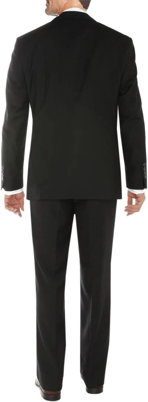 Salvatore Exte Men's Vested Three Piece Suit Blazer Jacket Dress Vest Plus Pant