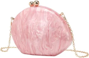 Shell Acrylic Clutch Purse for Women Elegant Acrylic Evening Bag Unique Evening Handbag for Wedding Party Prom