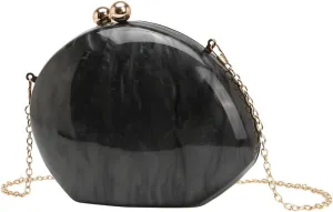 Shell Acrylic Clutch Purse for Women Elegant Acrylic Evening Bag Unique Evening Handbag for Wedding Party Prom