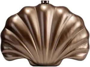 Shell Shaped Acrylic Clutch Purse Women 2025 Trendy Evening Bag Unique Handbag Cute Clutch Wedding Purse for Party