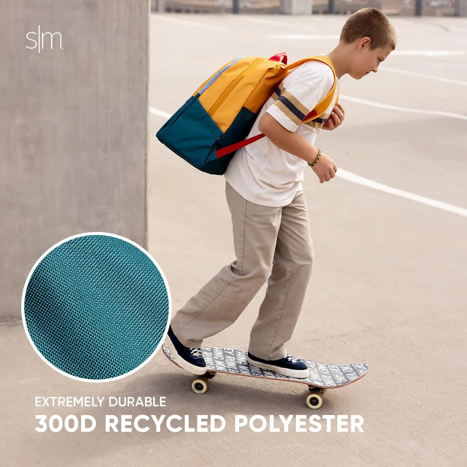 Simple Modern Ellis Backpack for School | Elementary Middle and High School Bookbag for Kids and Teens | Girls and Boys | Sunset Riptide
