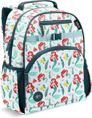 Simple Modern Medium Disney Toddler Backpack for School Girls and Boys | Kindergarten Elementary Kids Backpack | Fletcher Collection | Kids - 15" tall | The Little Mermaid Ariel's Treasures