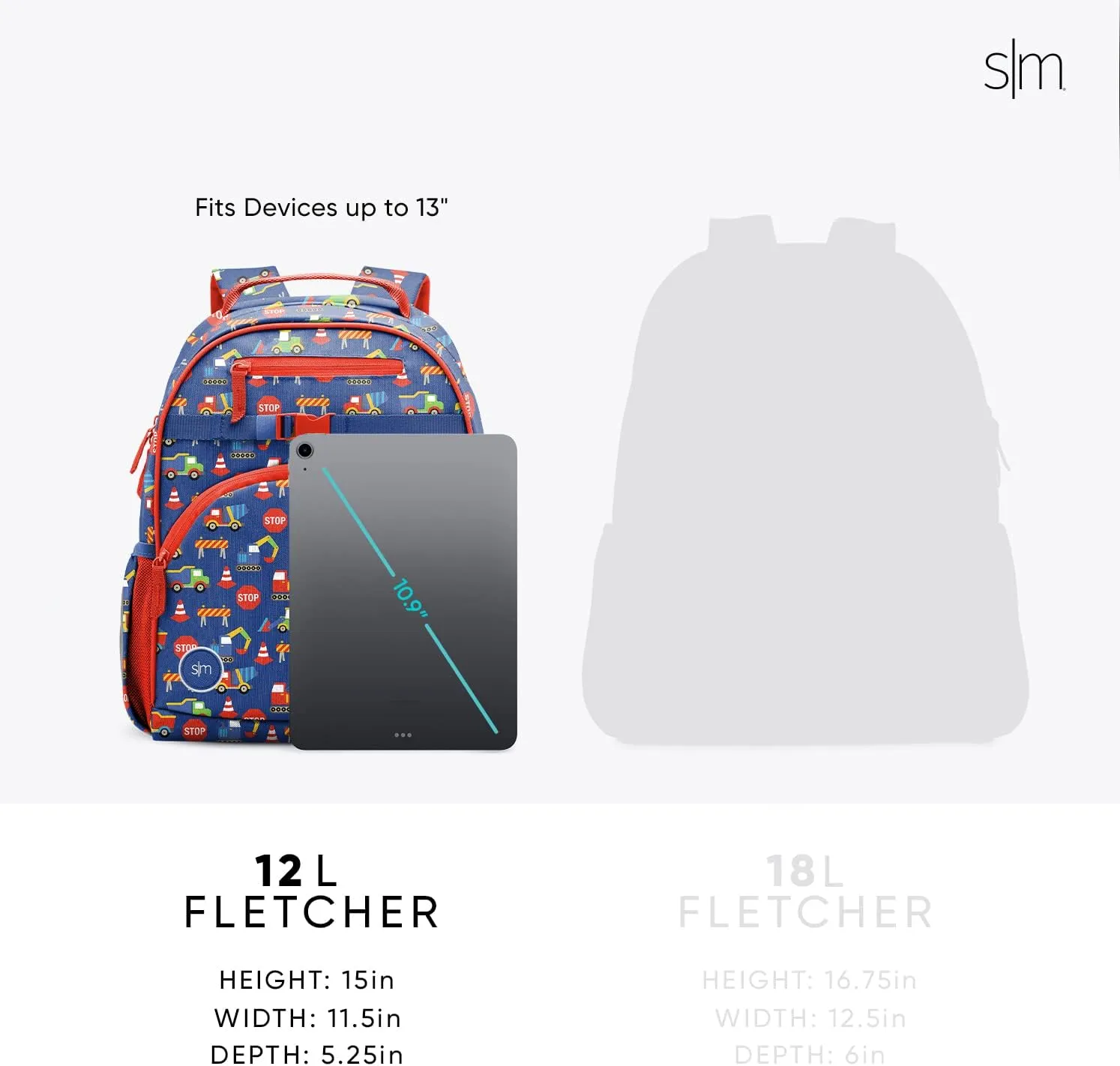 Simple Modern Medium Disney Toddler Backpack for School Girls and Boys | Kindergarten Elementary Kids Backpack | Fletcher Collection | Kids - 15" tall | The Little Mermaid Ariel's Treasures