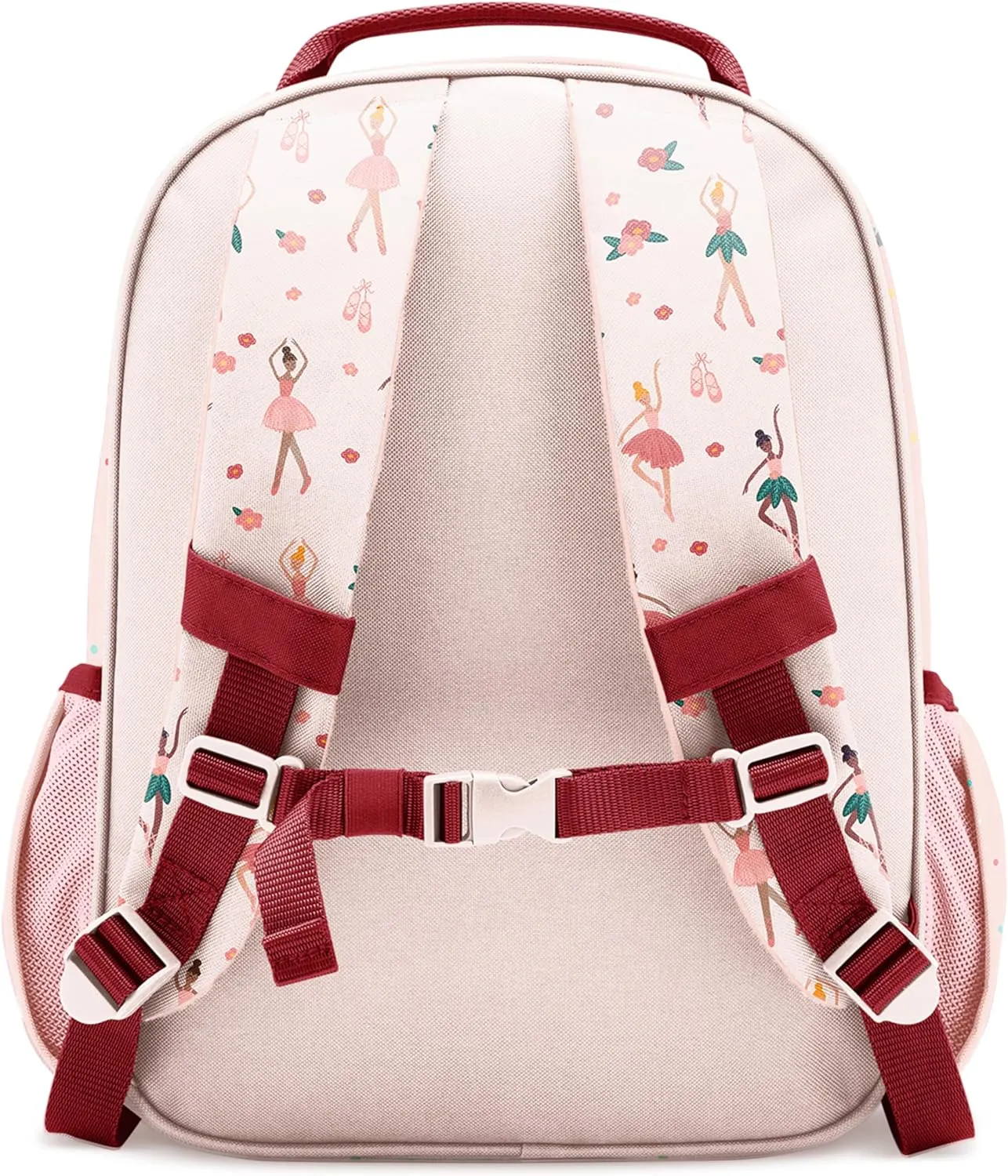 Simple Modern Medium Toddler Backpack for School Girls and Boys | Kindergarten Elementary Kids Backpack | Fletcher Collection | Kids - 15" tall | Pink Ballerina