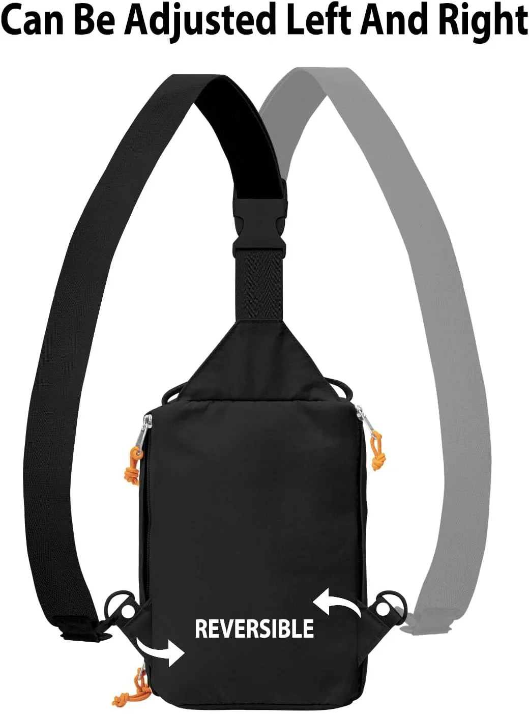 Sling Bag Retro-Modern: Waterproof Crossbody Bag for Women Men - Hidden Water Bottl Pocket for Owala Stanley Cup