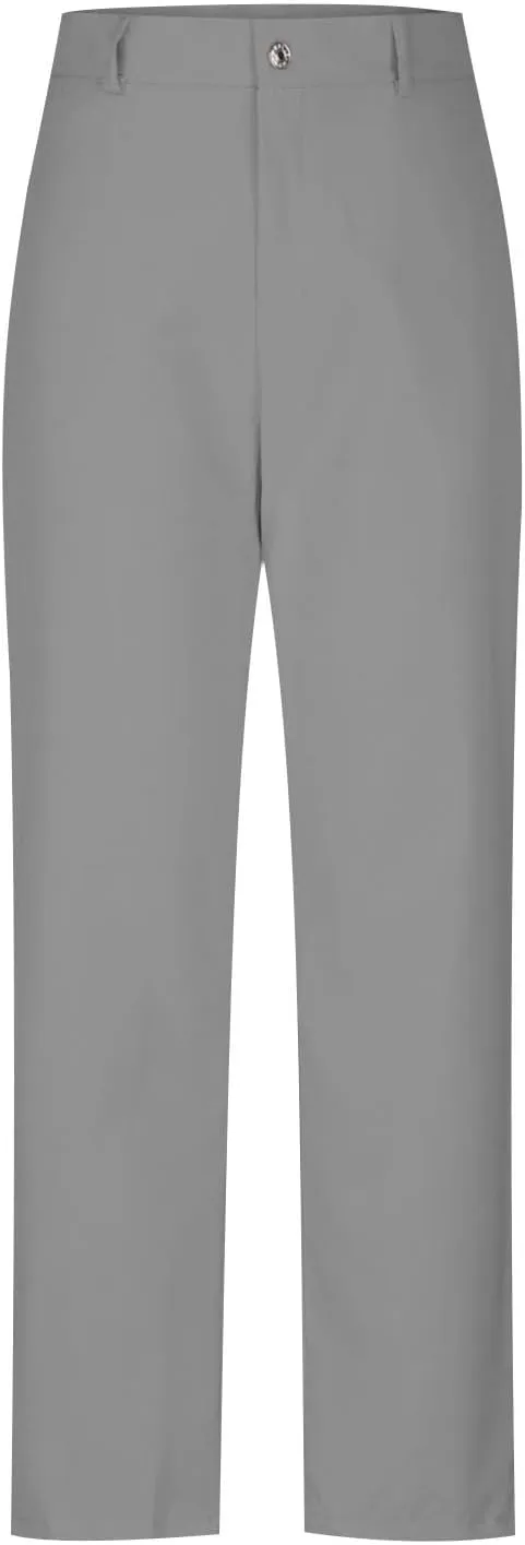Straight Leg Dress Pants Women's High Waist Business Casual Trousers Slim Fit Dressy Full Length Work Pant with Pocket