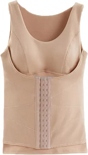 Tank Tops for Women with Shelf Bra Winter Thermal Padded Slimming Waist Vest Sleeveless Undershirts