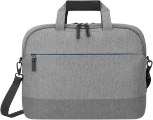 Targus CityLite Pro Modern Slim Laptop Travel Briefcase with Protective Sleeve for 12-Inch to 15.6-Inch Laptop, Grey (TBT919GL)
