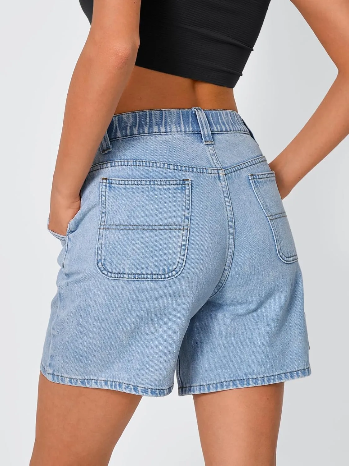 Trendy Queen Womens Jean Shorts Denim Short Jorts Summer Clothes Y2K Cute Fashion Outfits 2025