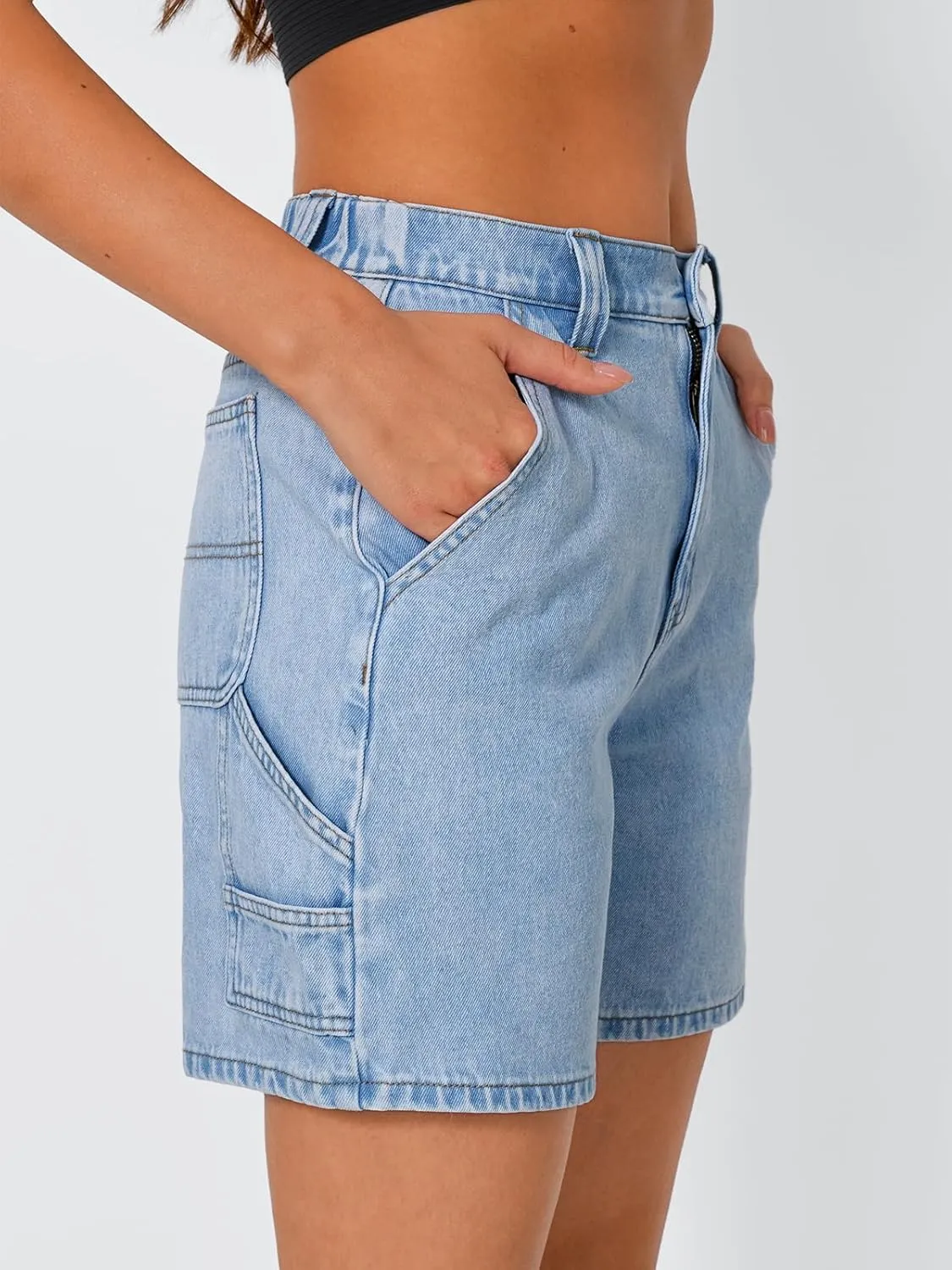 Trendy Queen Womens Jean Shorts Denim Short Jorts Summer Clothes Y2K Cute Fashion Outfits 2025