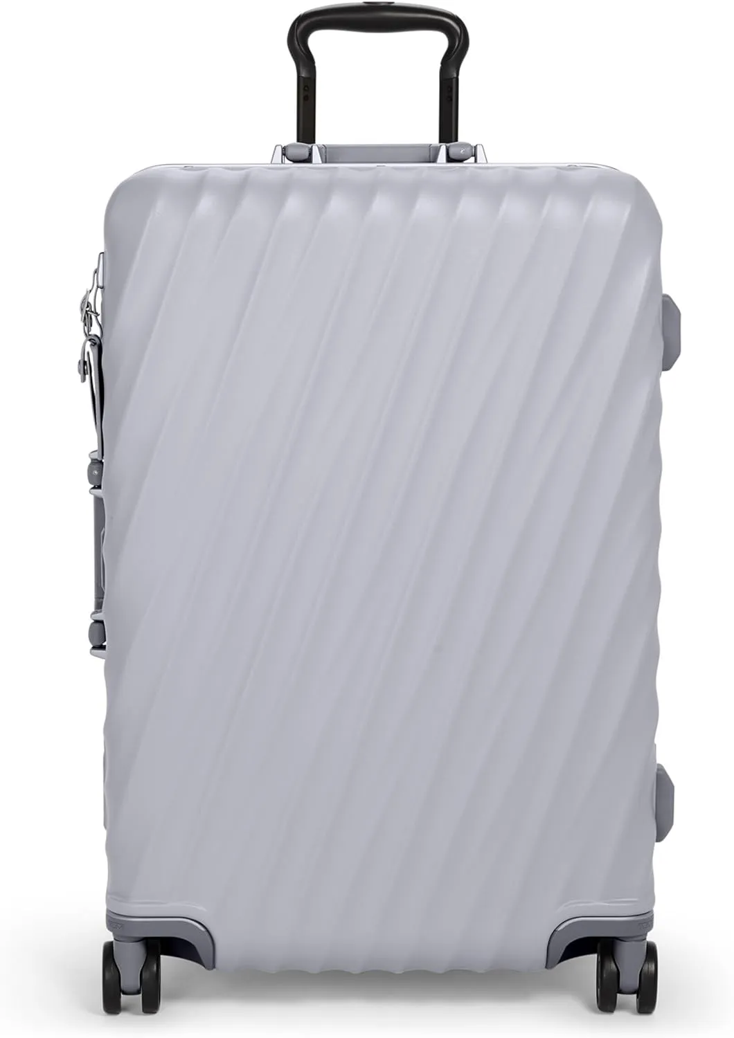 TUMI - 19 Degree Frame 4 Wheel Luggage - Lightweight and Highly Durable, Modern Design, Double-Lock Closure Hard Shell Men's and Women's Suitcase - 26" Short Trip Packing Case, Pearl Grey Texture