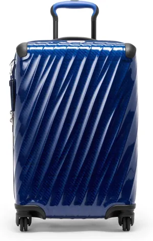TUMI - 19 Degree Lite 4 Wheel Luggage - Lightweight and Highly Durable, Modern Contour, Hard Shell Men's and Women's Suitcase - 21.75" International Carry-On, Cobalt