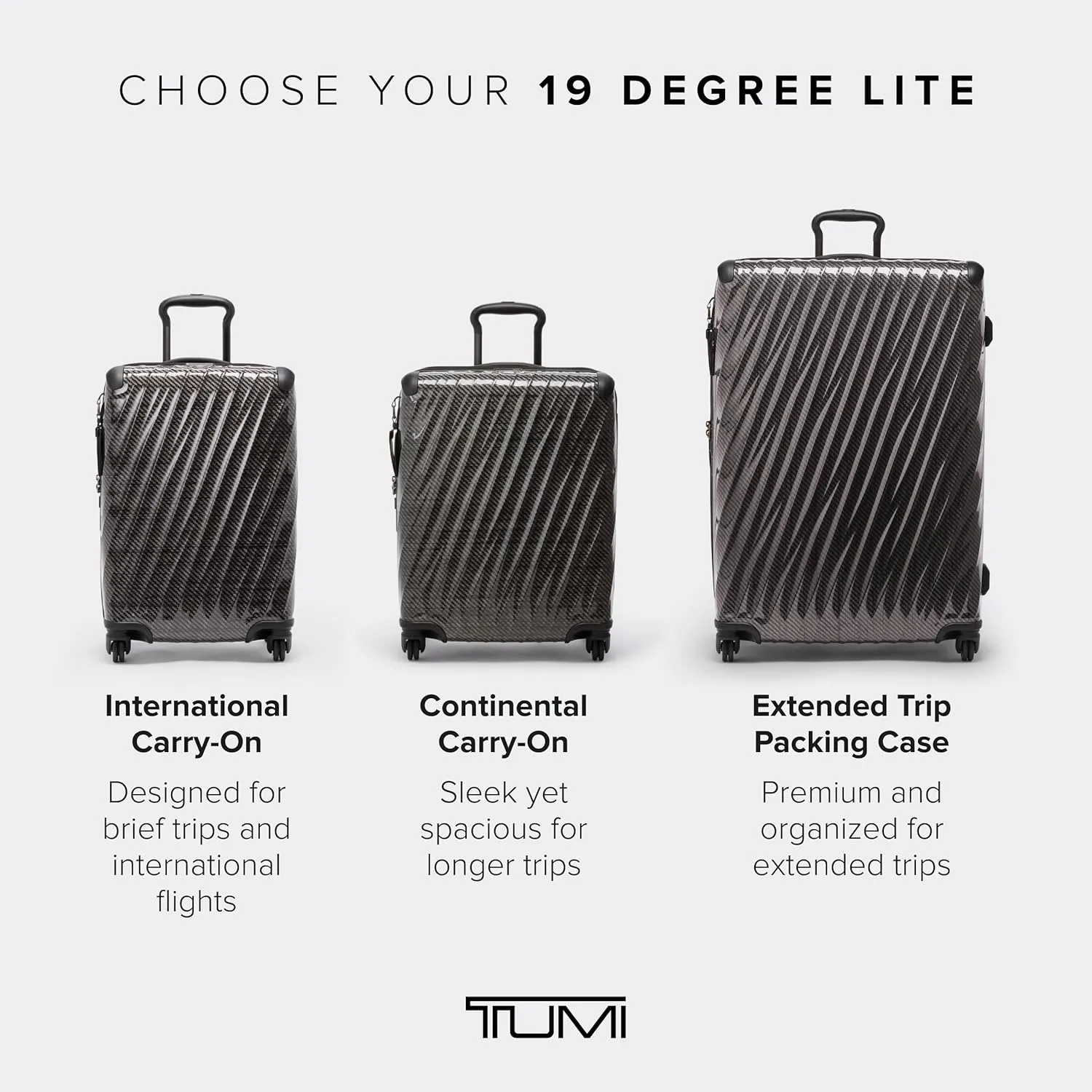 TUMI - 19 Degree Lite 4 Wheel Luggage - Lightweight and Highly Durable, Modern Contour, Hard Shell Men's and Women's Suitcase - 21.75" International Carry-On, Cobalt