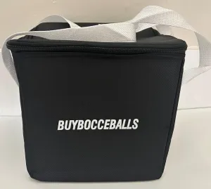 Unique BuyBocceBalls Package (5 inch- 3lbs. 10oz.) - 2 Balls - EPCO Duckpin Bowling Ball - Cobra Pro Rubber - Pink & Black (with Black Bag)