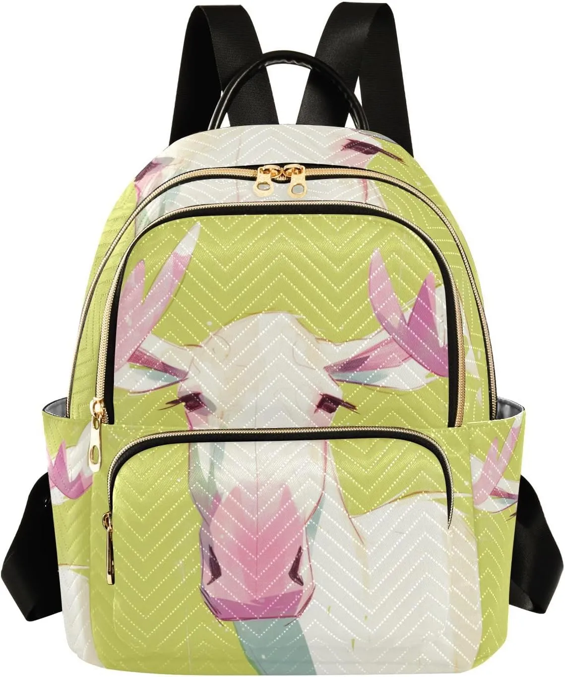 Unique Moose Pastel Color 14 Inch Large Capacity diaper bag backpack fashion shoulder bag for school&nurse