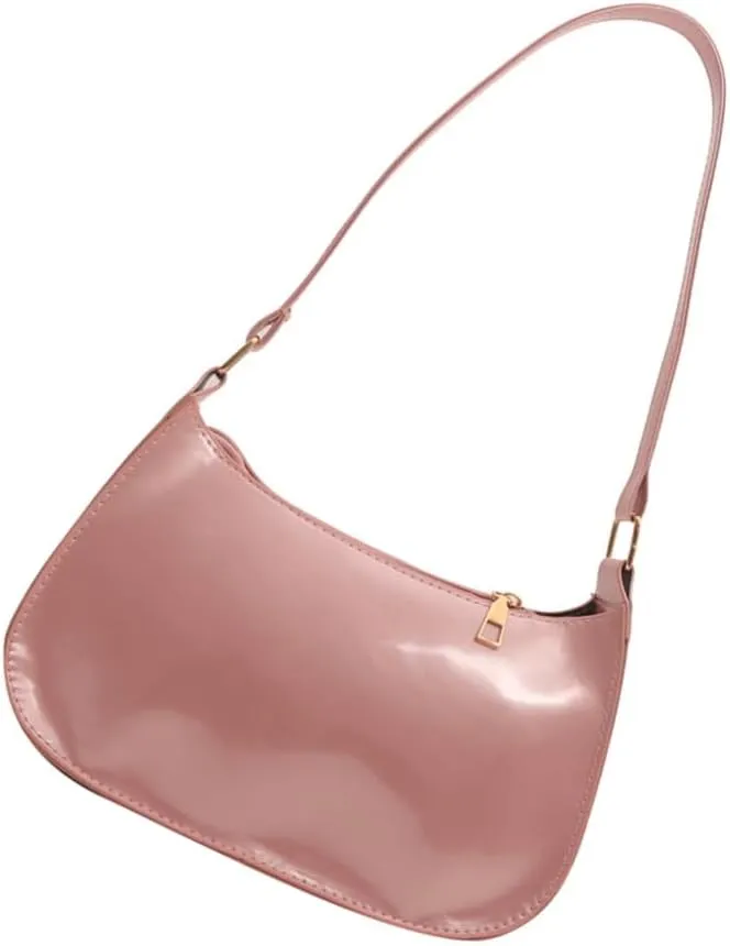 Unique PU Leather Armpit Shoulder Bag Underarm Purse Retro Inspired Satchel Clutch for Women Evening Use