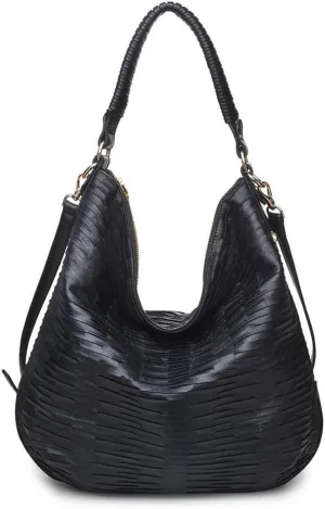 Urban Expressions Geneva Hobo Handbag (Black)