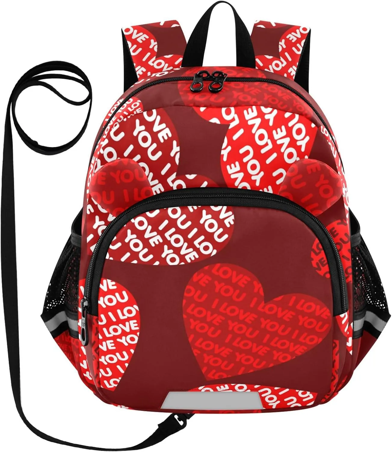 Valentine's Day Unique Heart Little Kid Toddler Backpack Baby Boys Girls Kindergarten Pre School Bags Cute Cartoon Backpacks for children