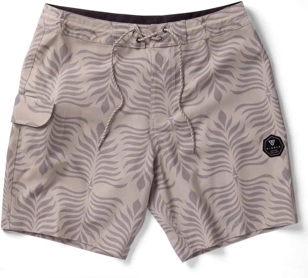 VISSLA Island Impressions 17.5" Boardshort DUN-Dune 33