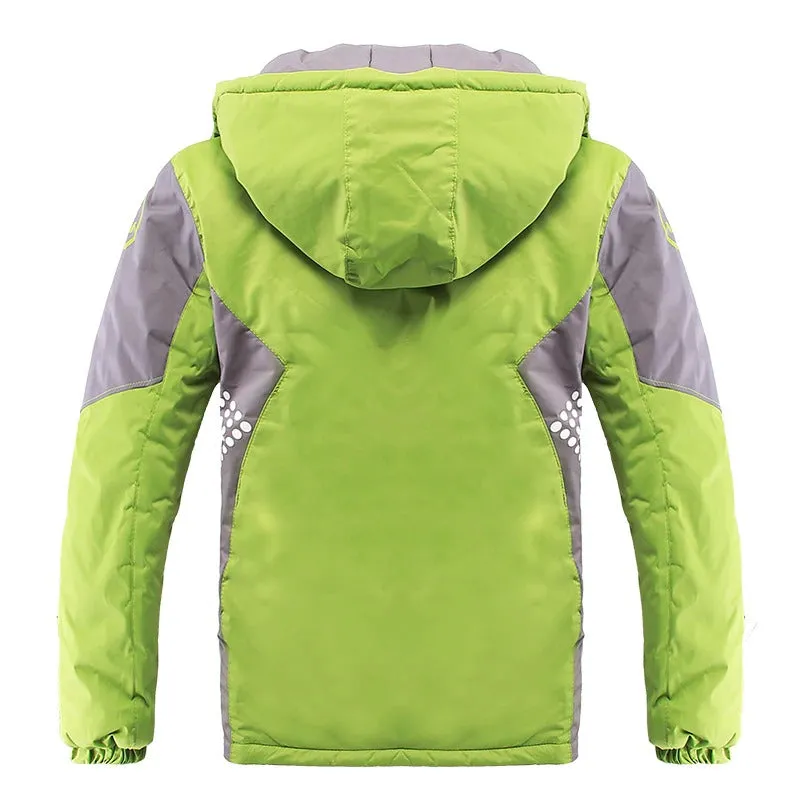 Waterproof Windproof Kids Winter Coat Padded Winter Coat for Childrens Waterproof Winter Coat