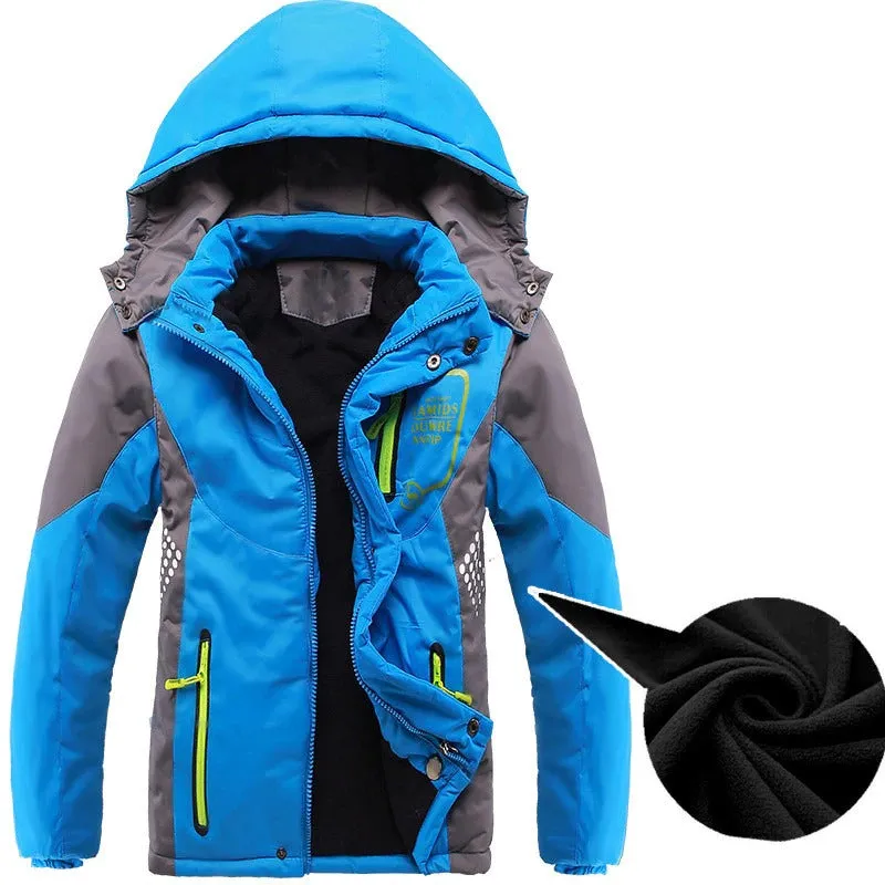 Waterproof Windproof Kids Winter Coat Padded Winter Coat for Childrens Waterproof Winter Coat