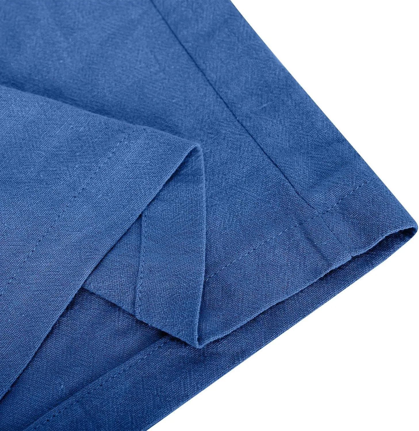 Wide Leg Linen Pants Women Summer Elastic High Waisted Lounge Pants Beach Trouser with Pockets Casual Slacks Clothes