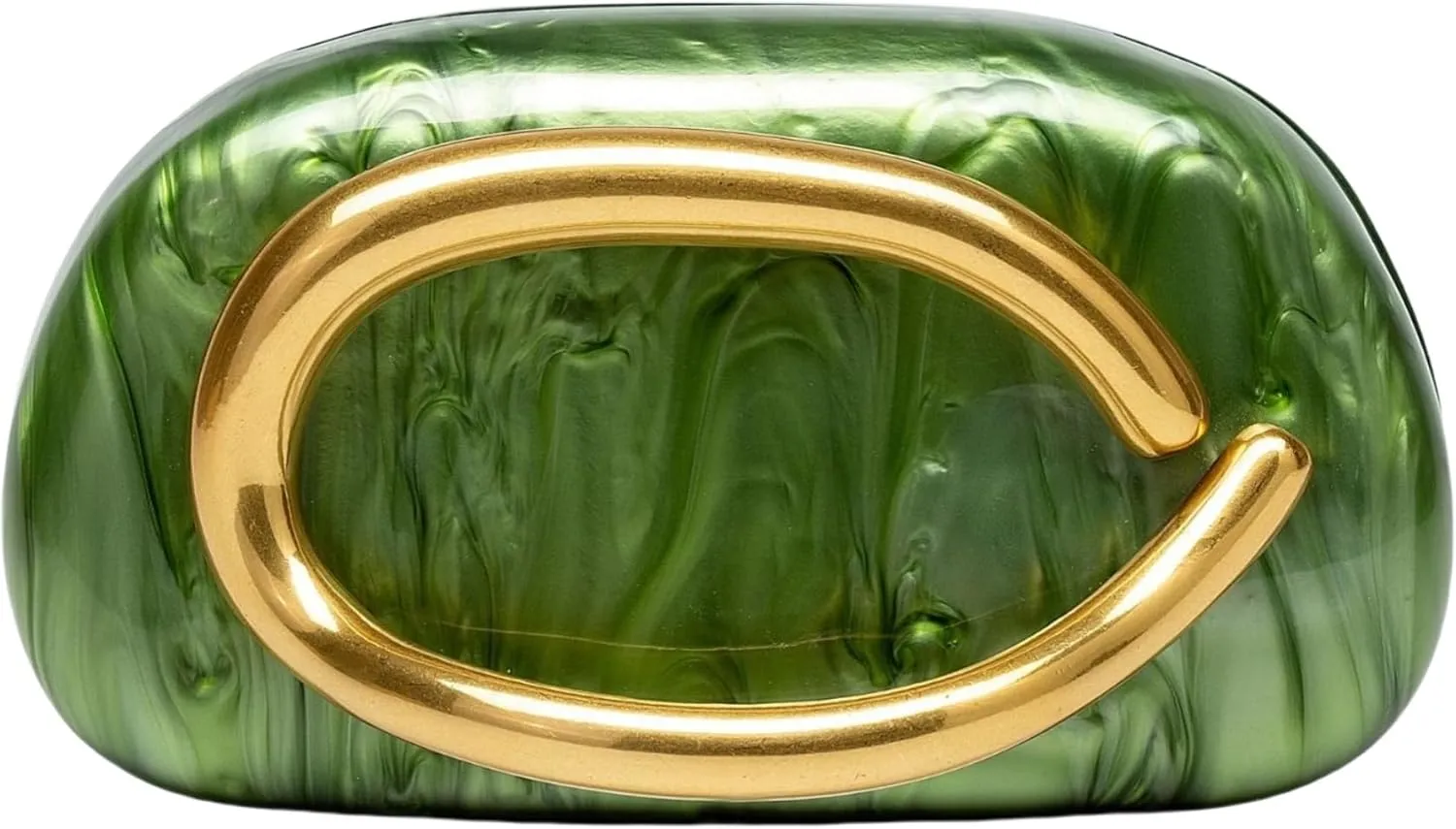 Women Evening Clutch Purse Metal Handle Acrylic Purse Unique Shoulder Bag Causal Handbags for Bride Party Wedding