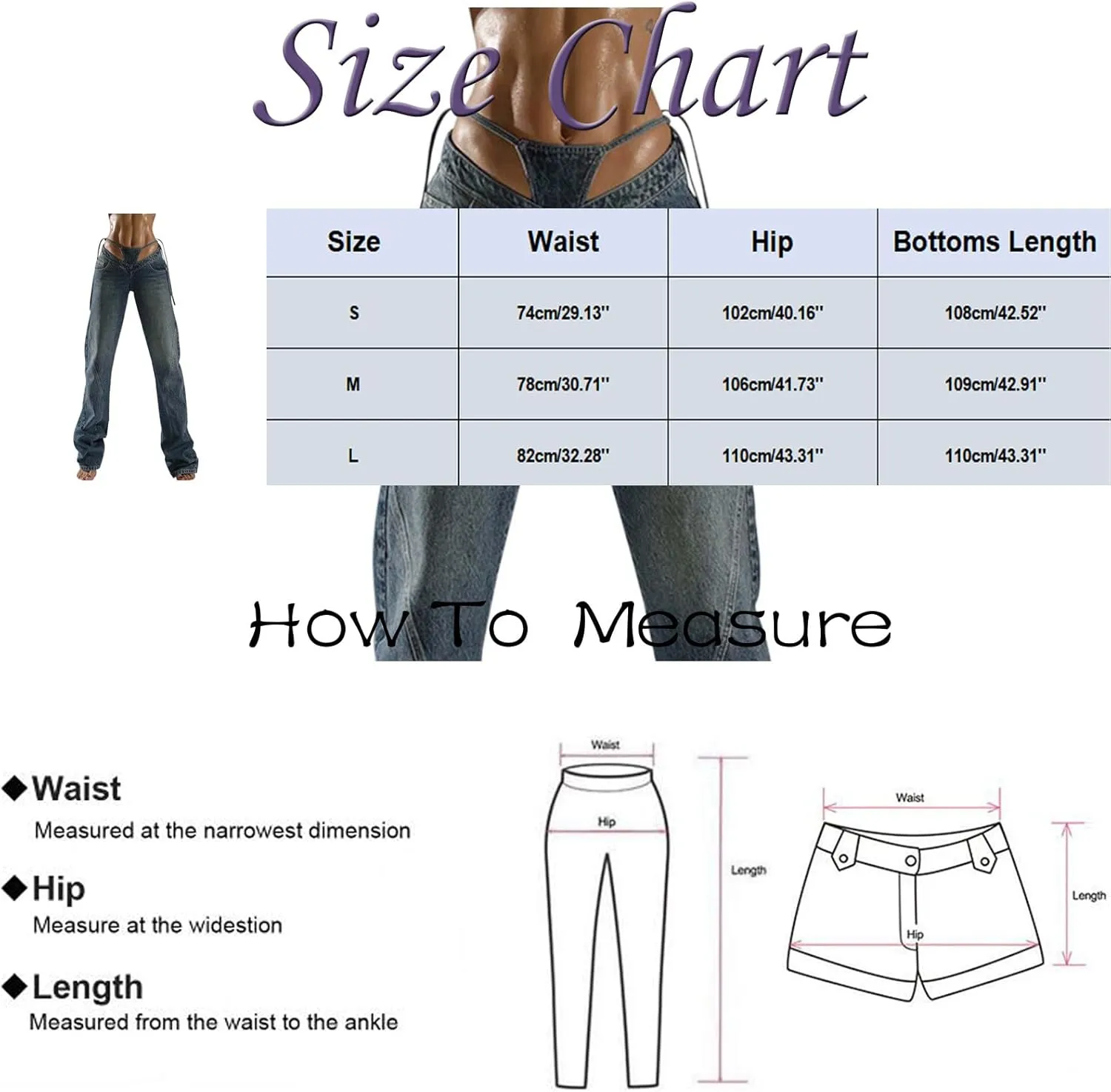 Women Ripped Jeans High Waist Wide Leg Denim Pants Loose Y2K Streetwear Casual Trousers with Pockets